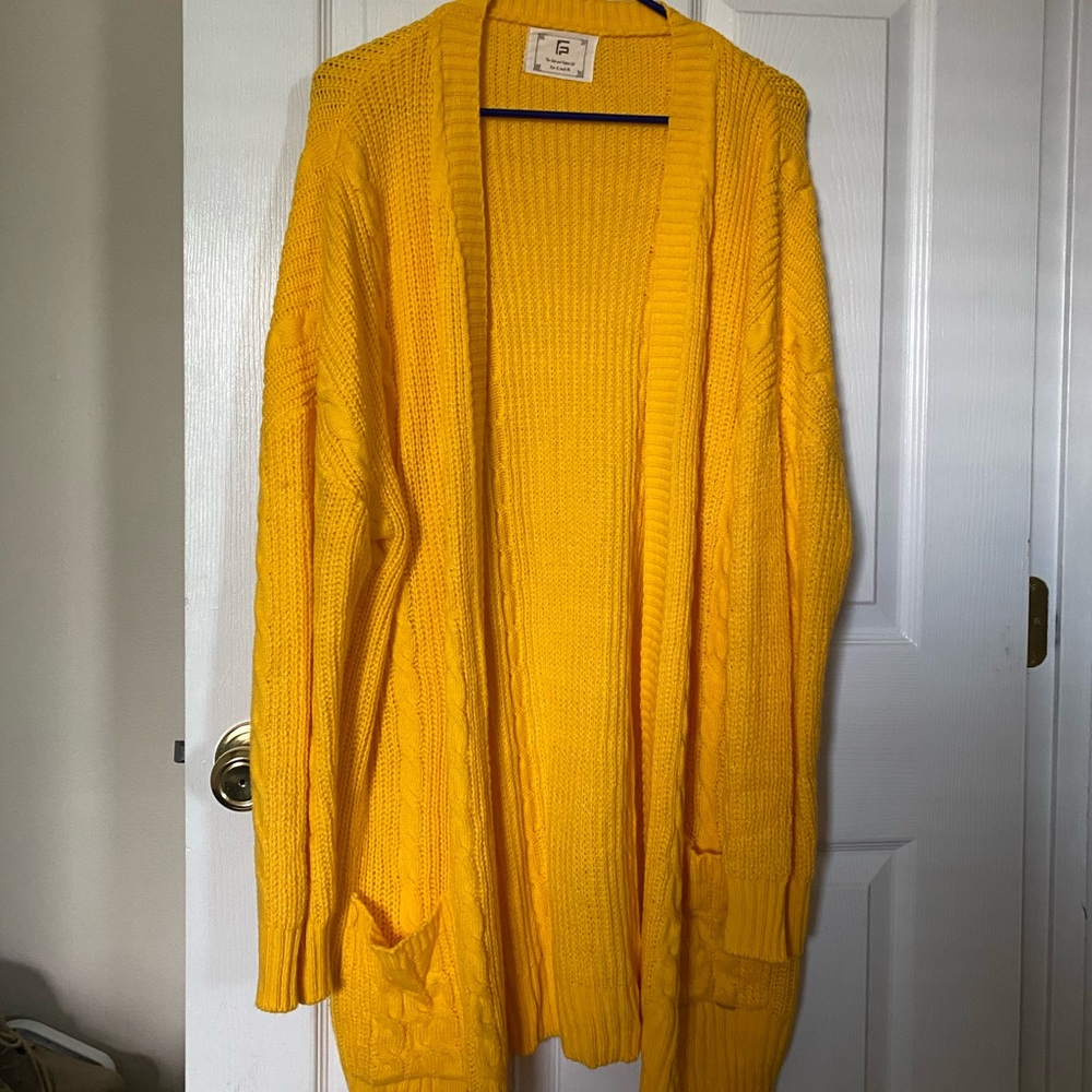 Yellow Cardigan